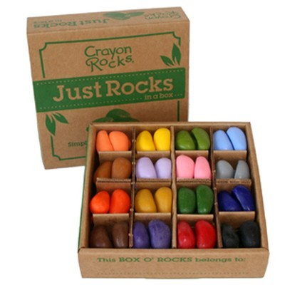 64 Rocas de colores Crayon Rocks